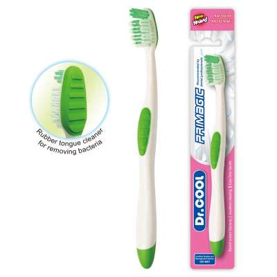 2020 custom shape kitadult teeth whitening toothbrush with tongue cleaner